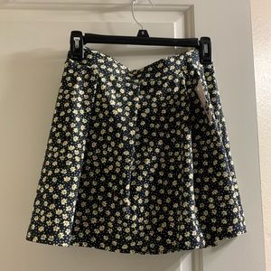 Yellow Floral Skirt